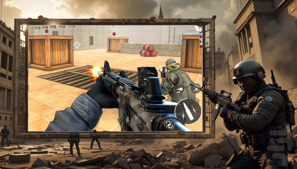 بازی تیراندازی | کانتر استریک - عکس بازی موبایلی اندروید