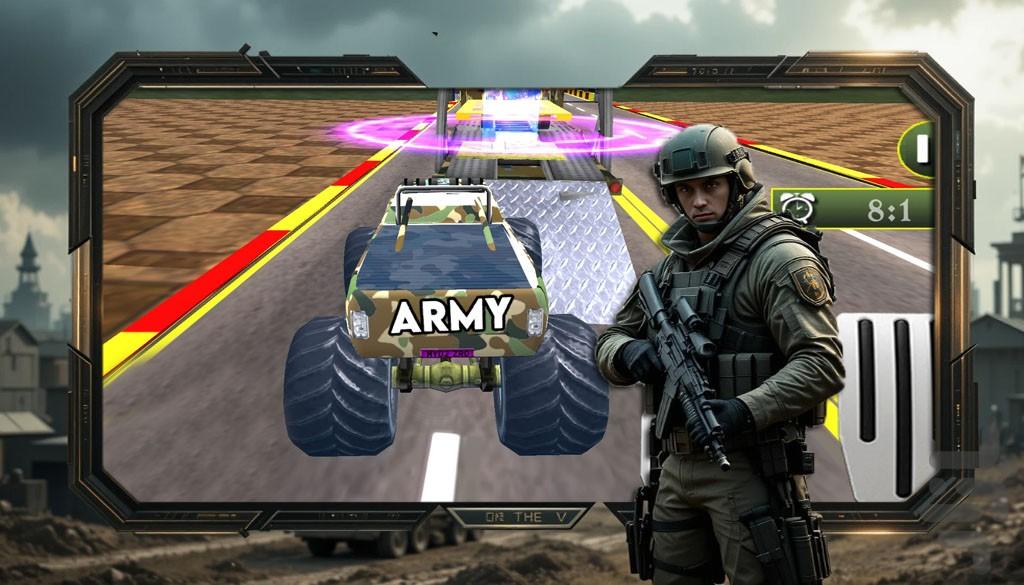 کامیون بازی | حمل ماشین سنگین - Gameplay image of android game