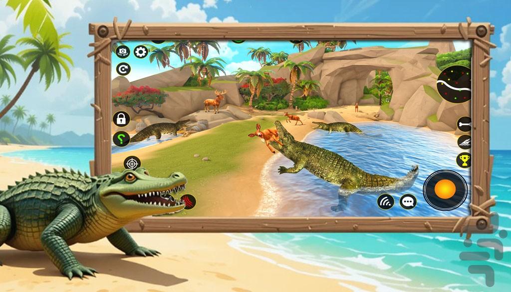 بازی اکشن | تمساح آدم خوار - Gameplay image of android game