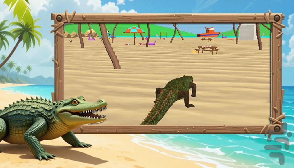 بازی اکشن | تمساح آدم خوار - Gameplay image of android game