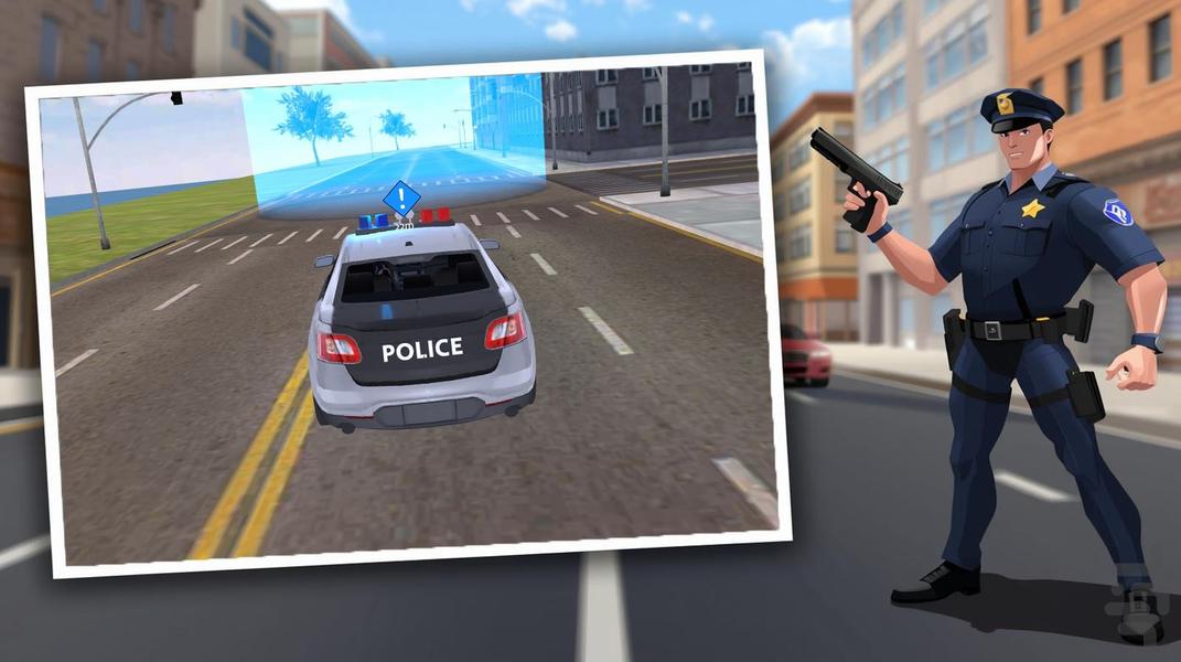 بازی دزد و پلیس | ماشین سواری - عکس بازی موبایلی اندروید