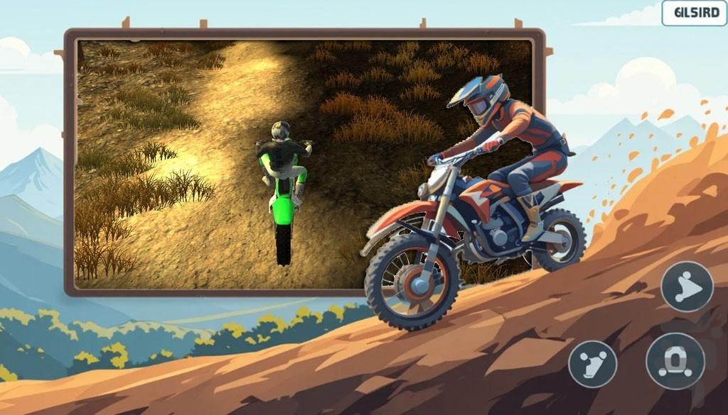 بازی جدید | موتور کراس - Gameplay image of android game