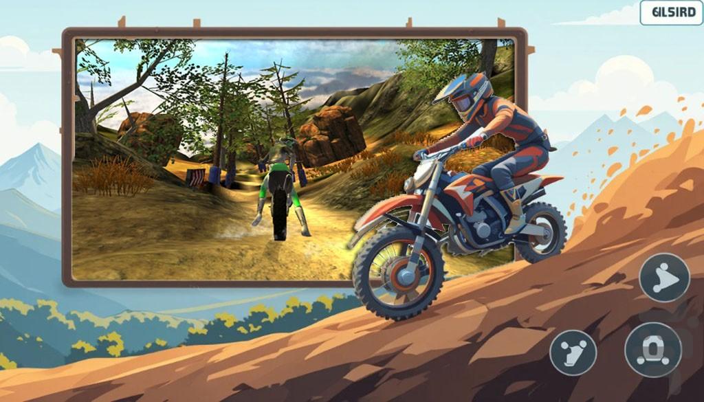 بازی جدید | موتور کراس - Gameplay image of android game