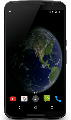 Earth and Moon Live Wallpaper - عکس برنامه موبایلی اندروید