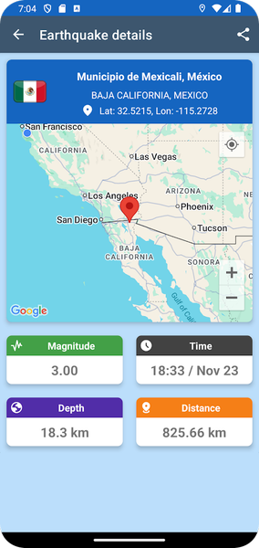 Earthquake Alerts & Tracker - Image screenshot of android app