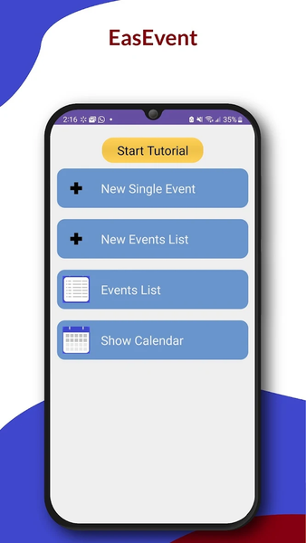 EasEvent: Create events easily - عکس برنامه موبایلی اندروید