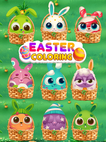 Easter Coloring Pages - Gameplay image of android game