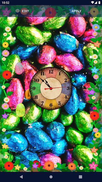 Easter Eggs Live Wallpaper - Image screenshot of android app