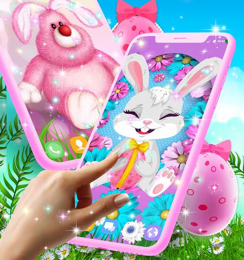 Cute bunny live wallpaper - عکس برنامه موبایلی اندروید