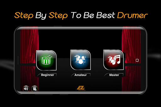 Easy Real Drums-Real Rock and jazz Drum music game - Gameplay image of android game