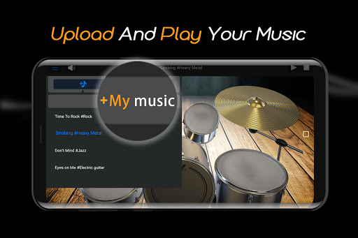 Easy Real Drums-Real Rock and jazz Drum music game - عکس بازی موبایلی اندروید