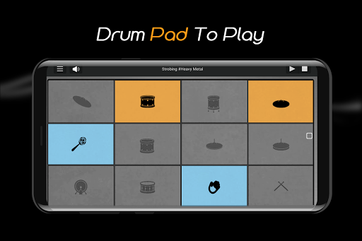 Easy Real Drums-Real Rock and jazz Drum music game - عکس بازی موبایلی اندروید
