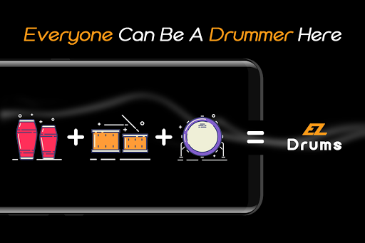 Easy Real Drums-Real Rock and jazz Drum music game - عکس بازی موبایلی اندروید