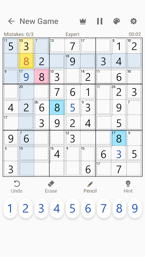 Killer Sudoku - Sudoku Puzzles - Gameplay image of android game