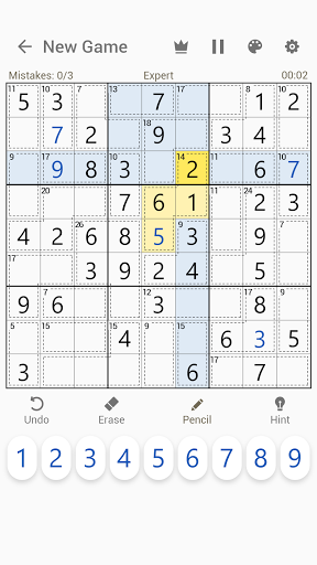 Killer Sudoku - Sudoku Puzzles - Gameplay image of android game