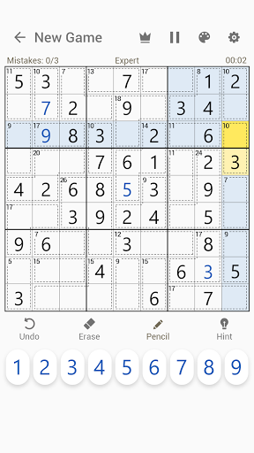 Killer Sudoku - Sudoku Puzzles - Gameplay image of android game