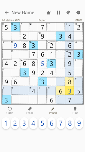 Killer Sudoku - Sudoku Puzzles - Gameplay image of android game