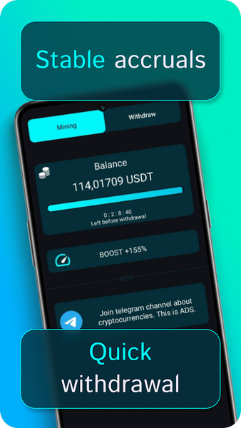 USDT Mining - Image screenshot of android app