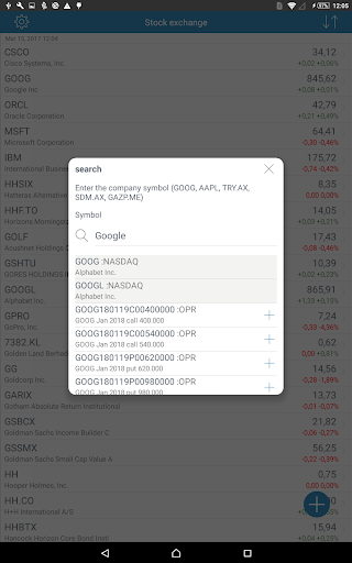 Stock Exchange - عکس برنامه موبایلی اندروید