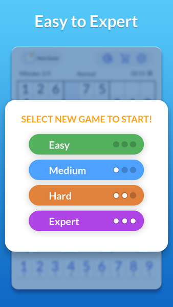 Sudoku – Classic Sudoku Puzzle - Gameplay image of android game