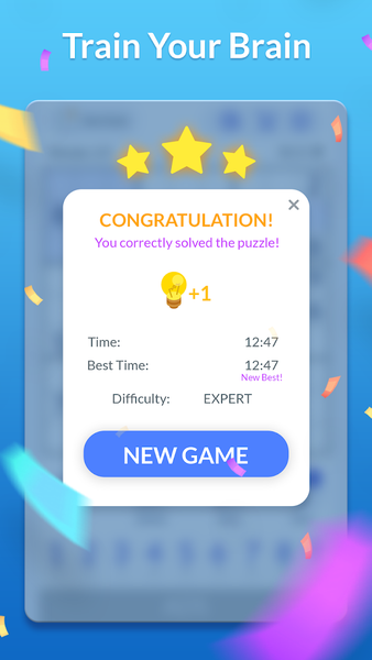 Sudoku – Classic Sudoku Puzzle - Gameplay image of android game