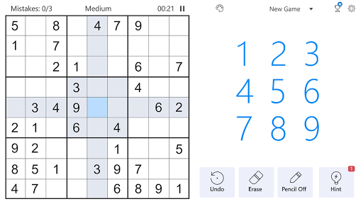 Sudoku - Classic Sudoku Puzzle - Gameplay image of android game