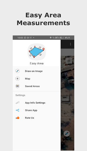 Easy Area : Land Area Measure - Image screenshot of android app