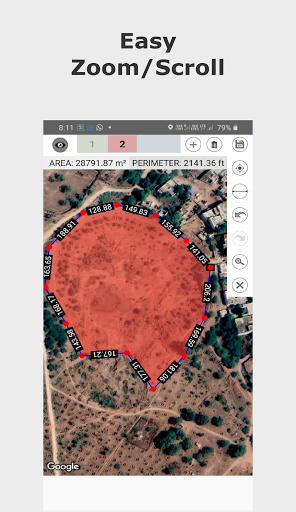 Easy Area : Land Area Measure - عکس برنامه موبایلی اندروید