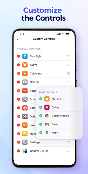 Control Center - Easy Panel - Image screenshot of android app