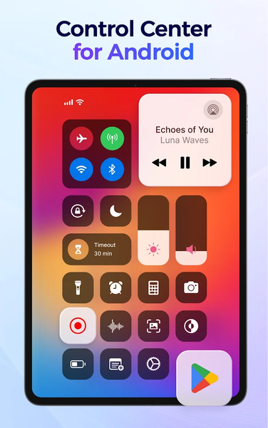 Control Center: Themed panels - عکس برنامه موبایلی اندروید