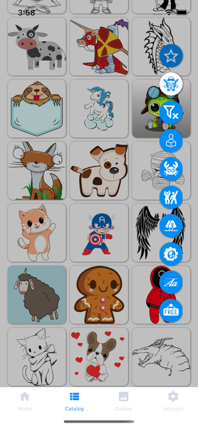 Tracing app with transparency - عکس برنامه موبایلی اندروید