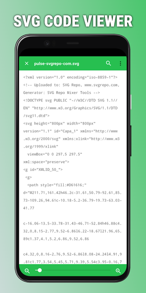 SVG Viewer: SVG to PNG - عکس برنامه موبایلی اندروید