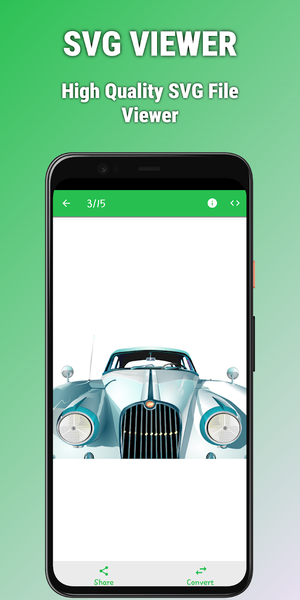 SVG Viewer: SVG to PNG - عکس برنامه موبایلی اندروید