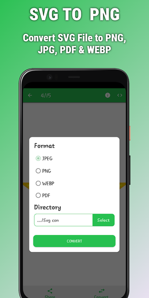 SVG Viewer: SVG to PNG - عکس برنامه موبایلی اندروید