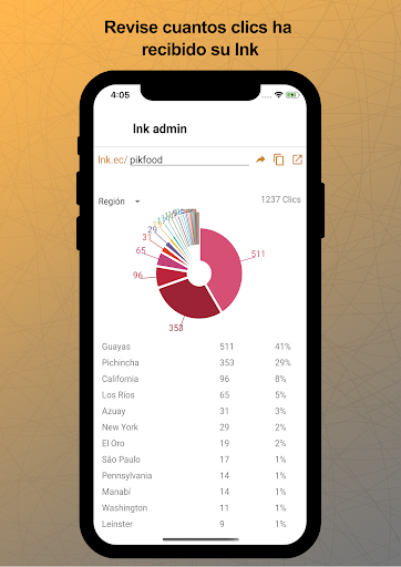 lnk.ec | link/URL shortener - Image screenshot of android app