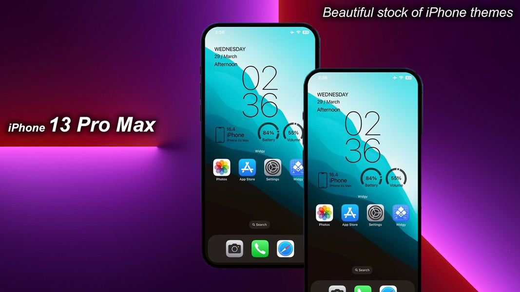 Themes for iOS 13 Pro Max - Image screenshot of android app