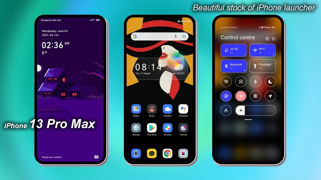 Themes for iOS 13 Pro Max - Image screenshot of android app