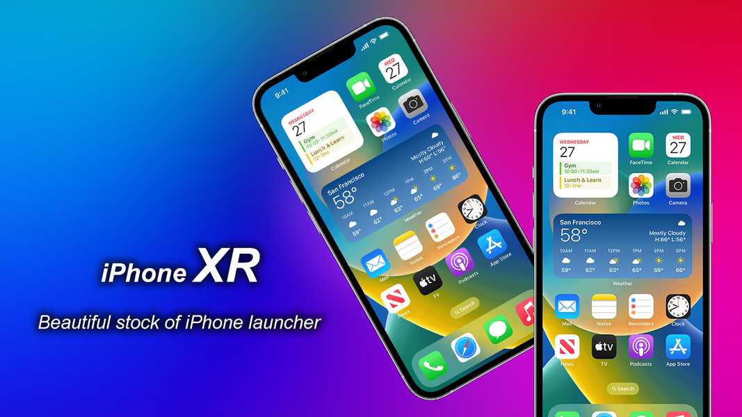 iPhone XR Wallpaper & Launcher - عکس برنامه موبایلی اندروید