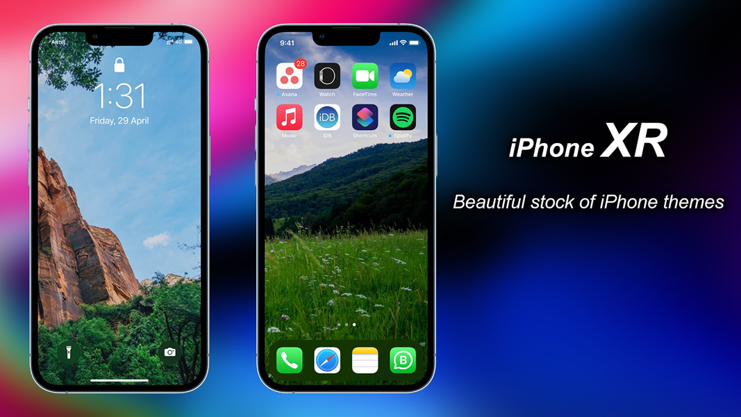 iPhone XR Wallpaper & Launcher - عکس برنامه موبایلی اندروید