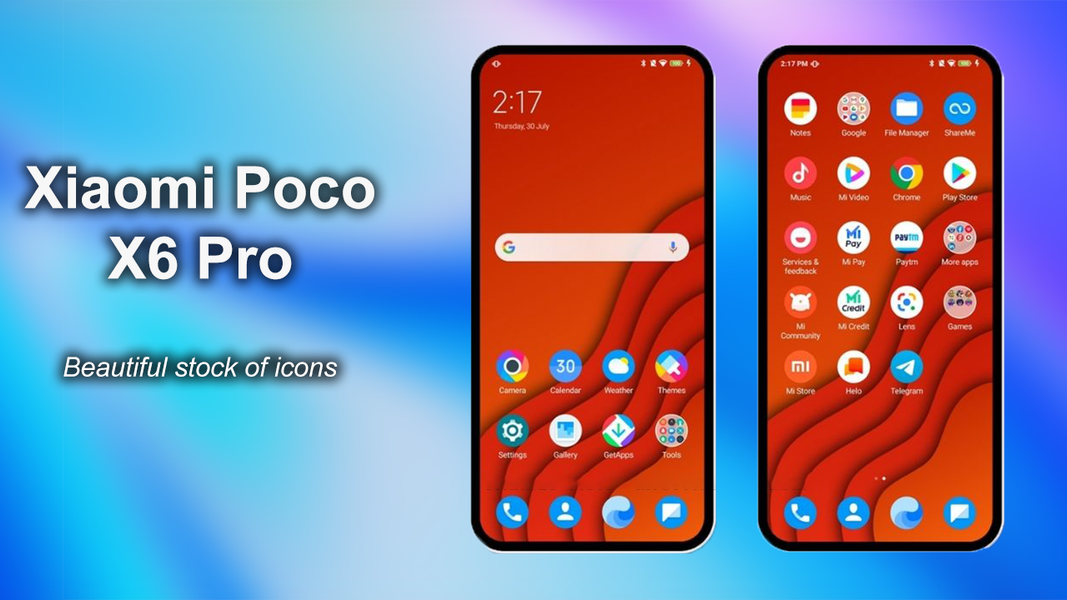 Xiaomi Poco X۶ Pro Launcher - عکس برنامه موبایلی اندروید