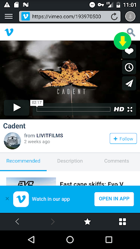 Video downloader - Image screenshot of android app