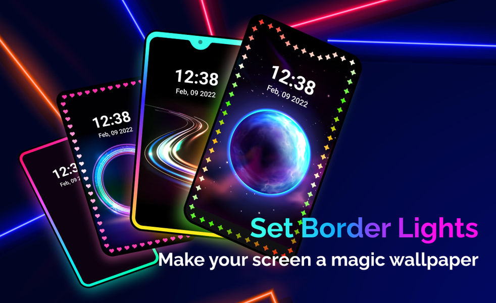 Edge Lighting - Border Color - عکس برنامه موبایلی اندروید