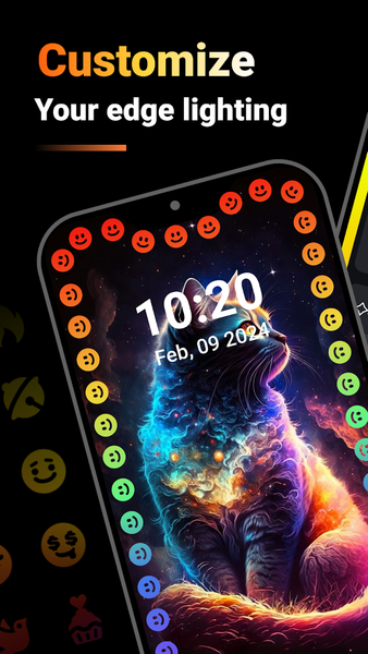 Edge Lighting & Live Wallpaper - Image screenshot of android app