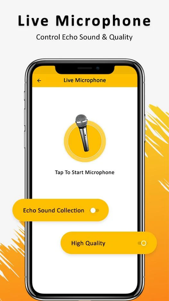 Live Microphone Announcement - عکس برنامه موبایلی اندروید