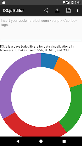 D3.js Editor Javascript - D3 Library & Tutorials - عکس برنامه موبایلی اندروید