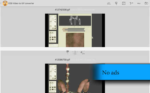 EDS Video To Gif Converter - عکس برنامه موبایلی اندروید