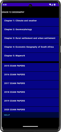 Grade 12 Geography - عکس برنامه موبایلی اندروید