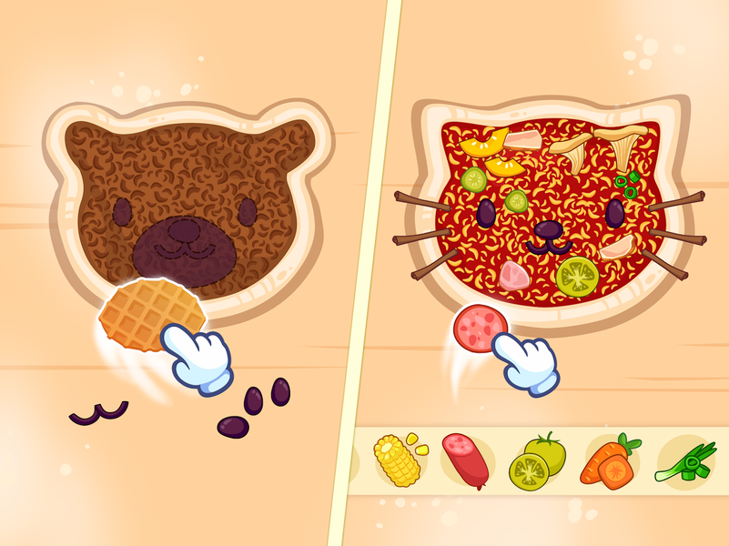 Pizza Game: Kids Cooking Games - Gameplay image of android game