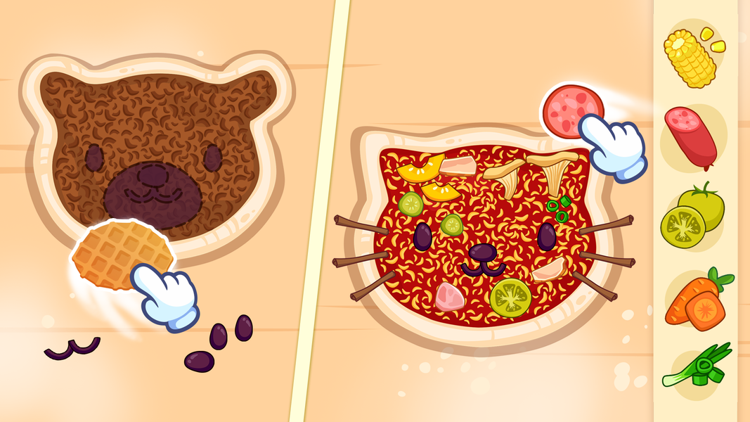 Pizza Game: Kids Cooking Games - Gameplay image of android game