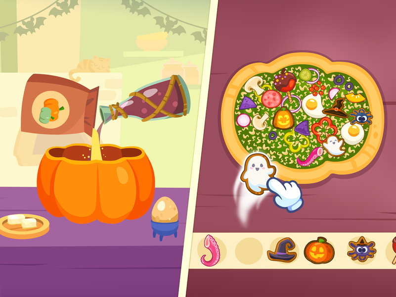 Pizza Game: Kids Cooking Games - Gameplay image of android game